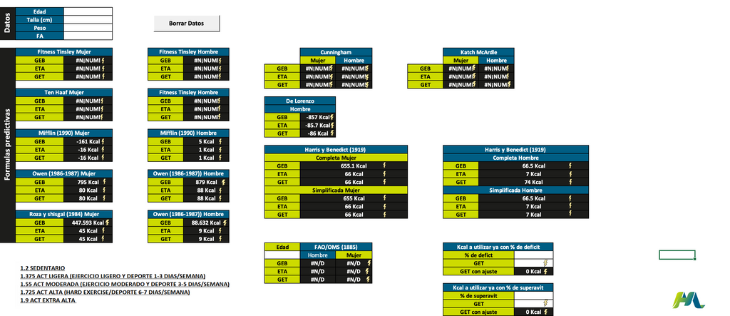🧠 Plantillas profesionales para Nutriólogos, Estudiantes y Entrenadores