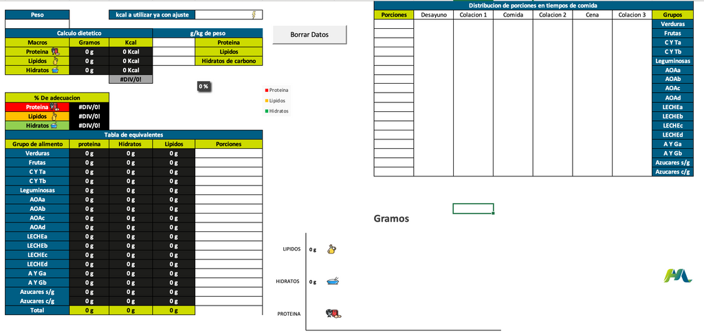 🧠 Plantillas profesionales para Nutriólogos, Estudiantes y Entrenadores