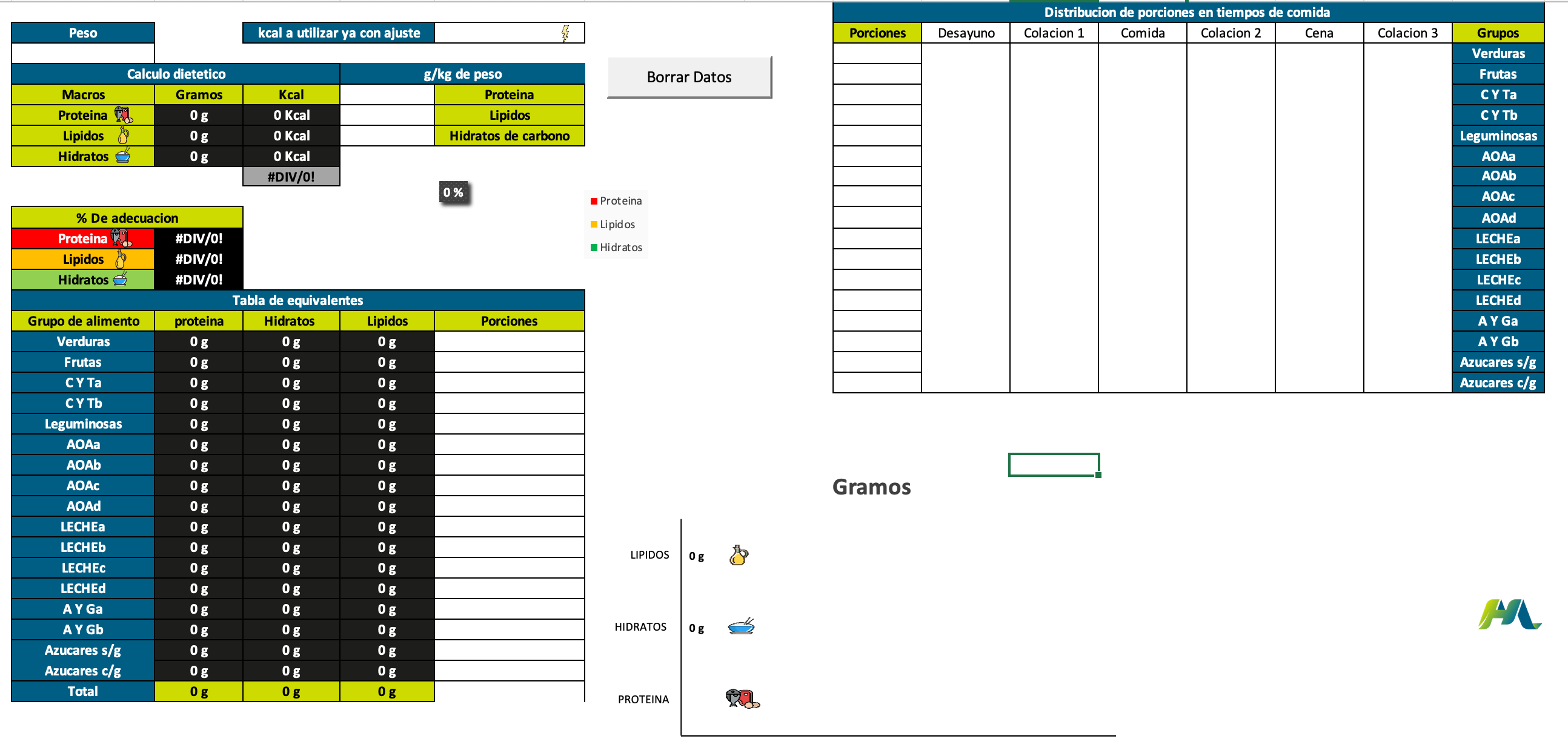 🧠 Plantillas profesionales para Nutriólogos, Estudiantes y Entrenadores