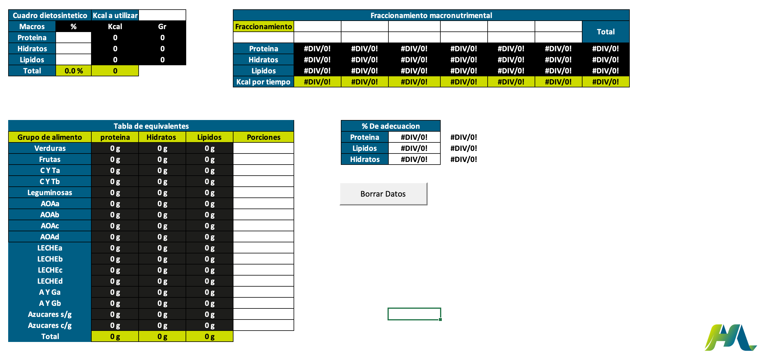 🧠 Plantillas profesionales para Nutriólogos, Estudiantes y Entrenadores